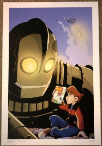 Stephan Franck SIGNED Iron Giant LE Fine Art Print AP #1 Superman Action Comics