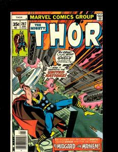 12 Thor Marvel Comics #263 267 282 351 352 355 362 396 397 398 399 400 J369