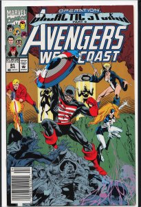 Avengers West Coast #81 (1992) West Coast Avengers / Avengers West Coast