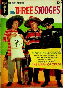 Three Stooges #34 (May 1967, Dell) - Good 