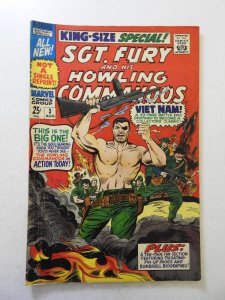 Sgt. Fury Annual #3 (1967) VG- Condition 1/2 in spine split