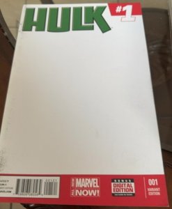 Hulk #1 Blank Cover (2014) Hulk 