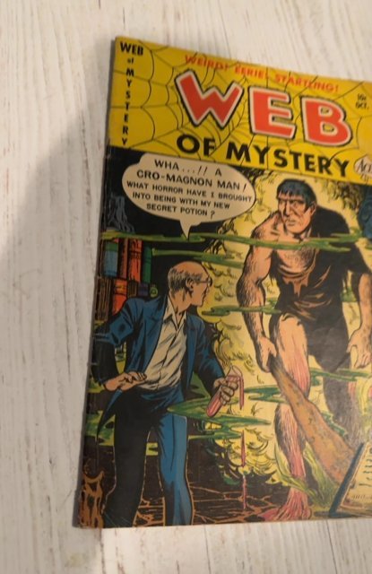 Web of Mystery #5 (1951) nice late gold age precode horror/Suspense