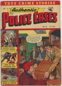 Authentic Police Cases #20 (1948) - 2.0 GD *Camouflage Killers* Pre Code Crime