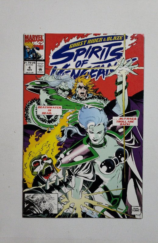 Ghost Rider/Blaze: Spirits of Vengeance #4 Direct Edition (1992)