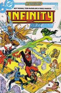 Infinity, Inc. #18 VF ; DC | Todd McFarlane Crisis Cross-Over