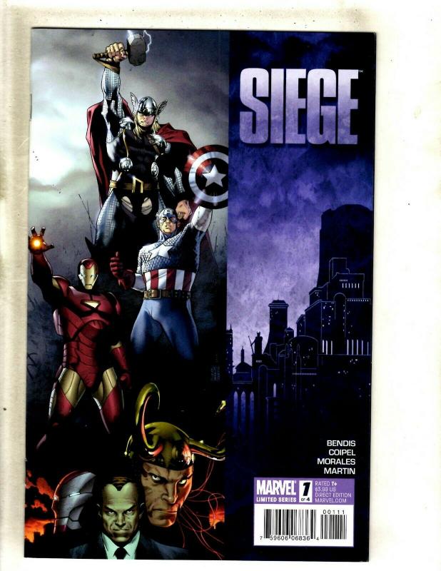 9 Siege Marvel Comics # 1 2 3 4 Cabal # 1 Embedded # 1 2 3 4  SM13