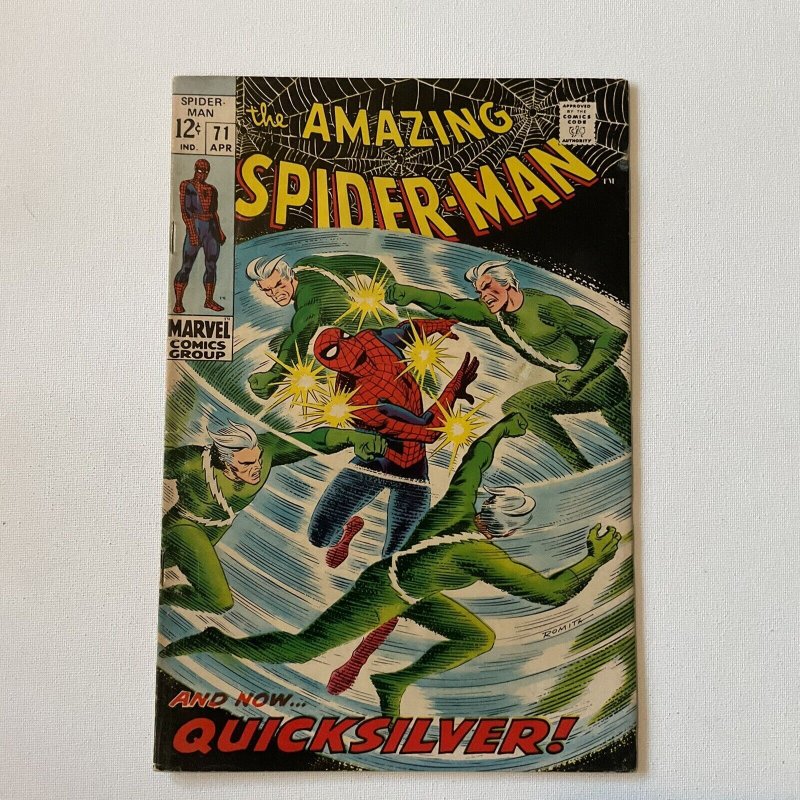Amazing Spider-Man 71 Fine+ Fn+ 6.5 Marvel 1969