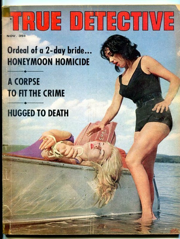 TRUE DETECTIVE-NOV/1963-HONEYMOON-CORPSE-HOMICIDE-SEA MONSTERS! G 