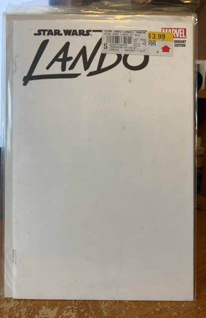 Lando #1 Blank Cover Variant (2015)