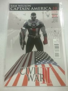 Civil War II Sam Wilson Captain America #10 2016 Marvel Comics NW53