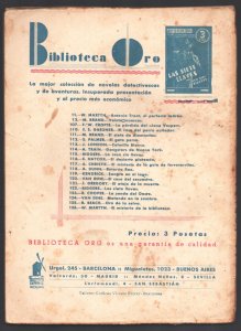 La Sombra-The Shadow Pulp #40 1939-Maxwell Grant-Spanish reprint-11th issue