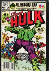 The Incredible Hulk #278 (1982) Hulk