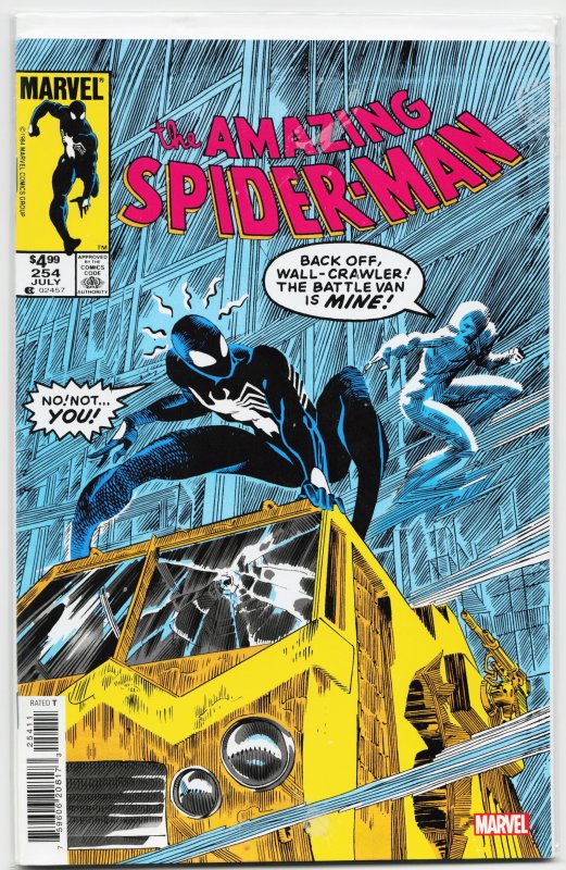 The Amazing Spider-Man #254 Facsimile Edition Cover (2024) Spider-Man