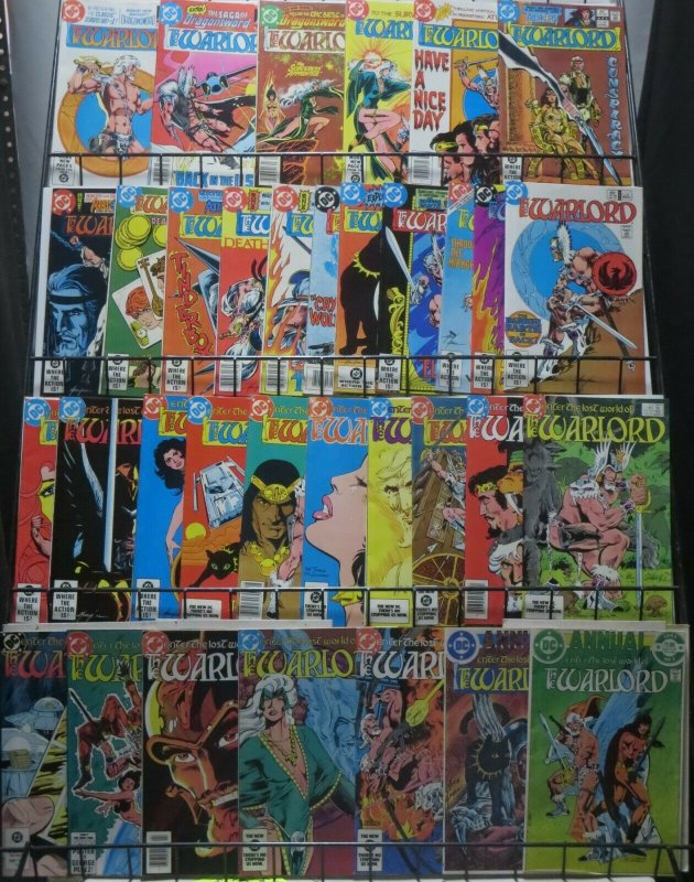 WARLORD 51-82 + Annuals 1-2 Mike Grell Lot of 34 issues DC Comics 1981-1984