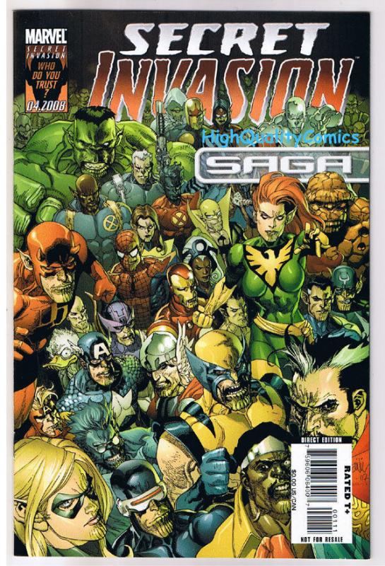 SECRET INVASION SAGA ,Promo, Thor, Wolverine, Hulk, 2008, NM