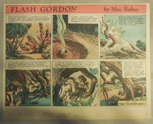 Flash Gordon Sunday Page by Mac Raboy from 8/1/1954 Half Page Size