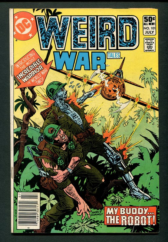 Weird War Tales #101 #102 #104 (SET) 5.0 VG/FN /  Joe Kubert / Newsstand / 1981