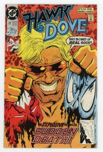 Hawk and Dove #22 (1989 v3) Barbara Gordon NM-