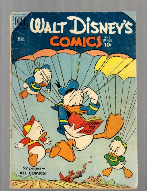 Walt Disney's Comics & Stories # 126 VG Dell Golden Age Comic Book Mickey JK7