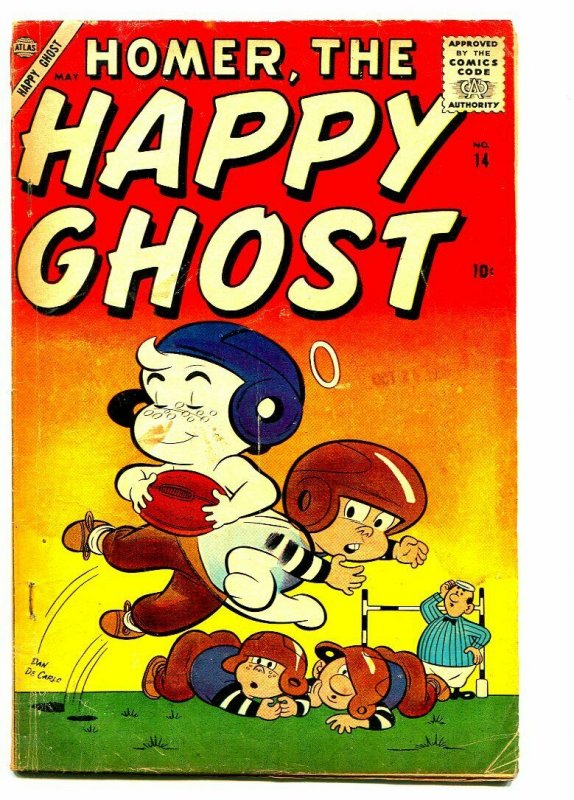 HOMER THE HAPPY GHOST #14 1958-DAN DECARLO-FOOTBALL COVER-VG