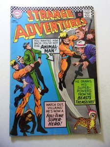Strange Adventures #195 (1966) VG Condition cf detached at 1 staple