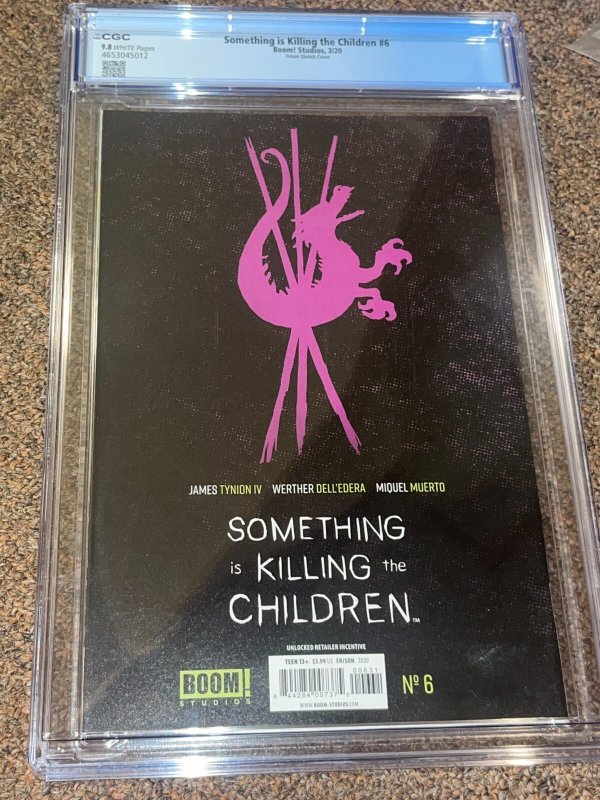 Something is Killing the Children 6, Frison 1:25 Ghost Variant, CGC Graded 9.8