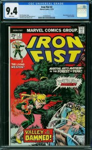 Iron Fist #2 (1975) CGC 9.4 NM