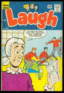 LAUGH #155 1964-ARCHIE COMICS- JOSIE by DeCarlo- FN/VF