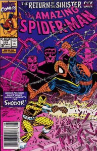 Amazing Spider-Man, The #335 (Newsstand) FN; Marvel | Return of the Sinister Six 