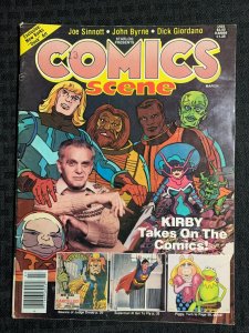1982 COMICS SCENE Magazine #2 VG+ 4.5 Jack Kirby / John Byrne / Superman III