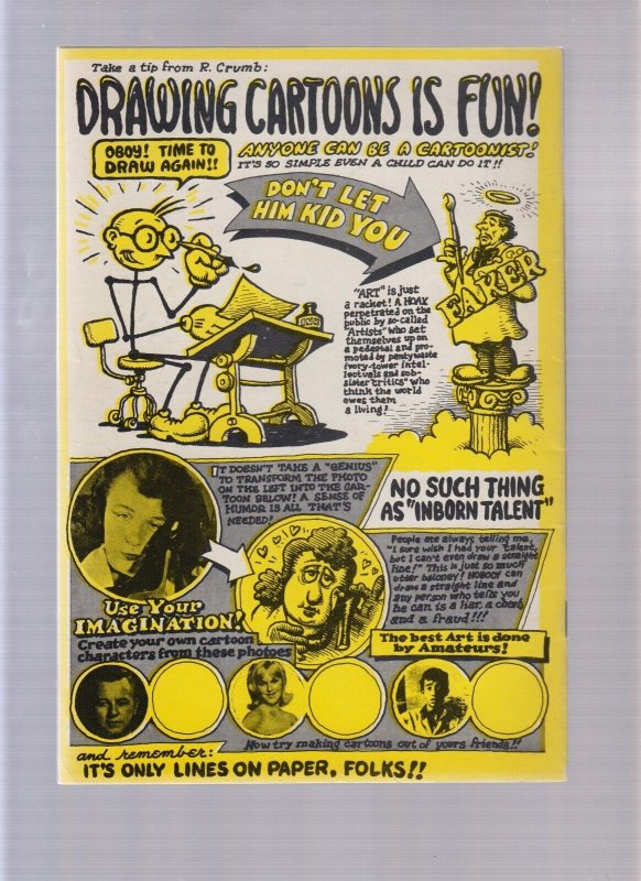 DESPAIR #1 - R. Crumb - One Shot (5.5/6.0) 1969