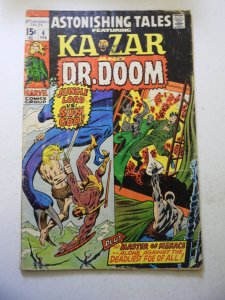 Astonishing Tales #4 GD Condition manufactured w/ 1 staple