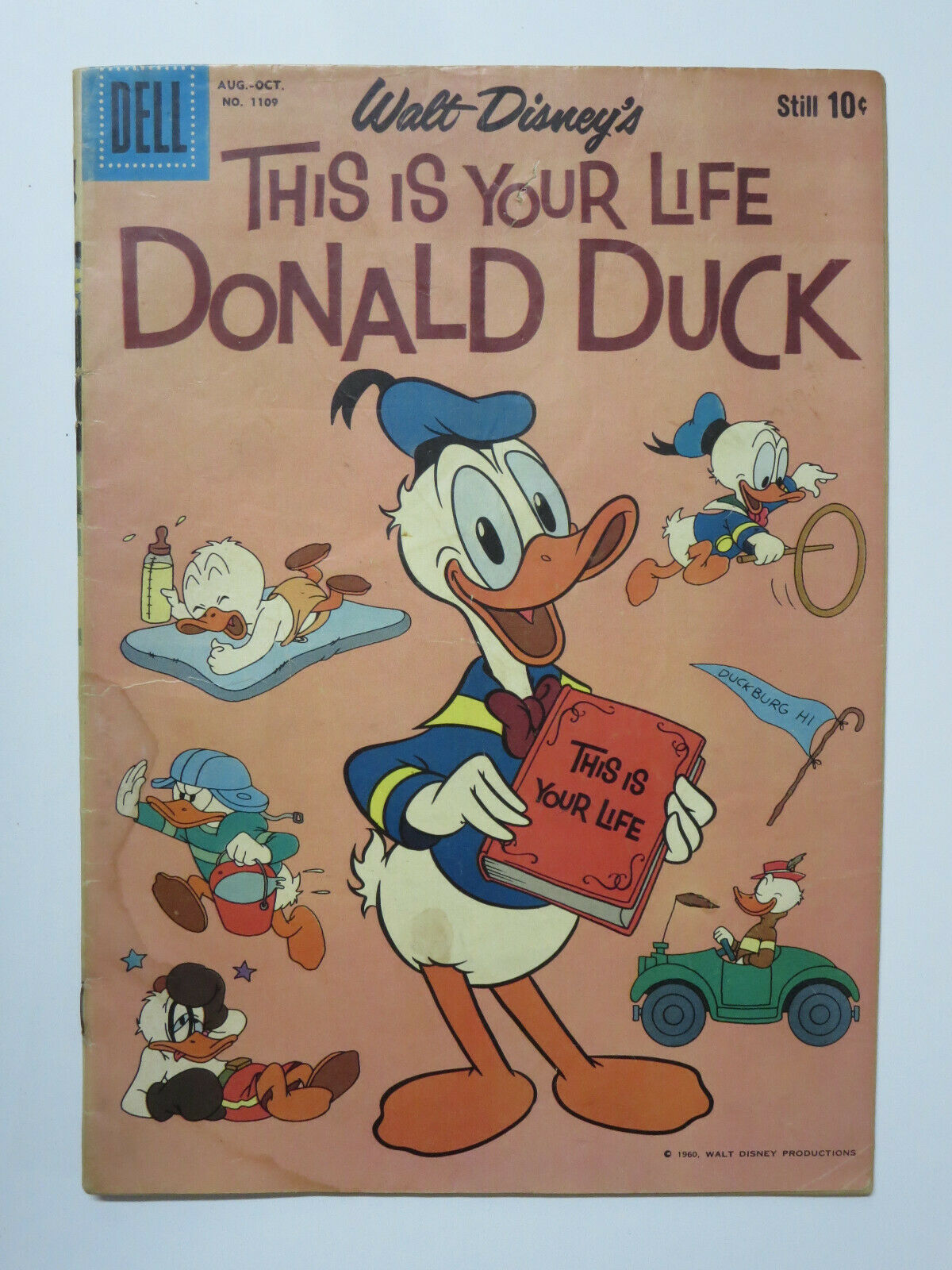 This Is Your Life Donald Duck Dell 1969 1109 G Disney Four Color Comics Book Hipcomic