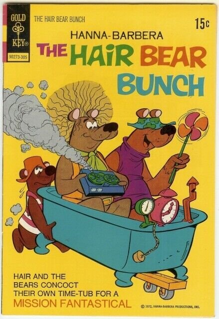 HAIR BEAR BUNCH 6 VF-NM May 1973 Saturday Morning Carto COMICS BOOK