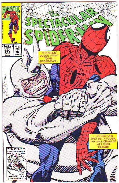 Spider-Man, Peter Parker Spectacular #190 (Oct-92) NM/NM- High-Grade Spider-Man