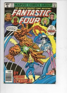 FANTASTIC FOUR #217, FN+, Herbie the Robot, 1961 1980, Marvel, more FF in store