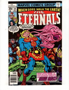 The Eternals #18 THE NERVE BEAST! Jack Kirby Classic !!!  / ID#382