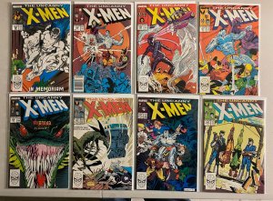Uncanny X-Men lot #200-250 Marvel 1st Series (average 6.5) 40 diff (1985-'89)
