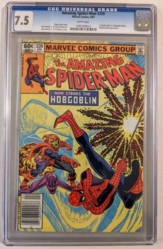 The Amazing Spider-Man #239 CGC 7.5 1st Battle With Hobgoblin Key Issue