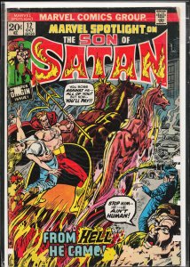 Marvel Spotlight #12 (1973) Son of Satan [Key Issue]