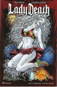 Lady Death # 24 LTD to 850 Juan Jose RYP Cheerleader Variant Cover !!!   NM