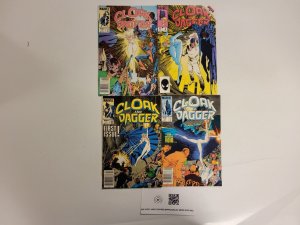 4 Cloak and Dagger Marvel Comic Books #1 2 3 4 62 TJ28