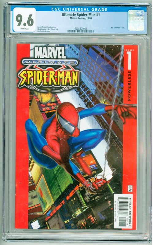 Ultimate Spider-Man #1 (2000) CGC 9.6!