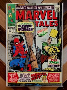 Marvel Tales #13 VG (1968) SPIDER-MAN, MARVEL BOY, THOR, GIANT-MAN. Ditko Cover