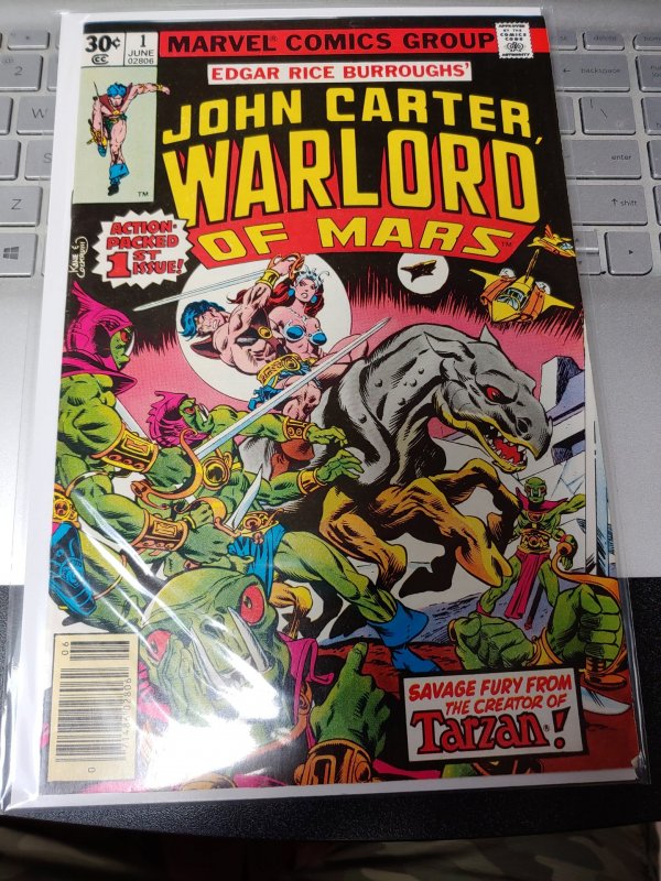 John Carter Warlord of Mars #1 Marvel Comics 1977 Bronze