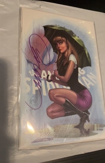 The Amazing Spider-Man #14 Campbell Cover J (2019)Signed w Coa