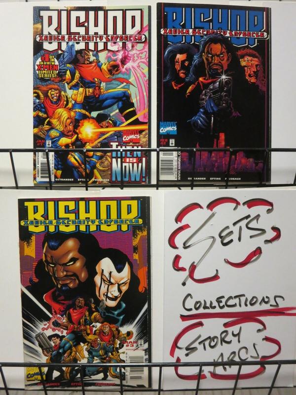 BISHOP XSE (1998) 1-3  complete X-MEN mini-series!