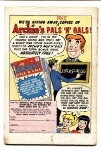 ARCHIE'S MADHOUSE #2 1959-PARODY ISSUE-RARE-PAPERDOLLS -fr