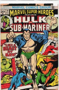 Marvel Super-Heroes #39 (1973) Namor the Sub-Mariner